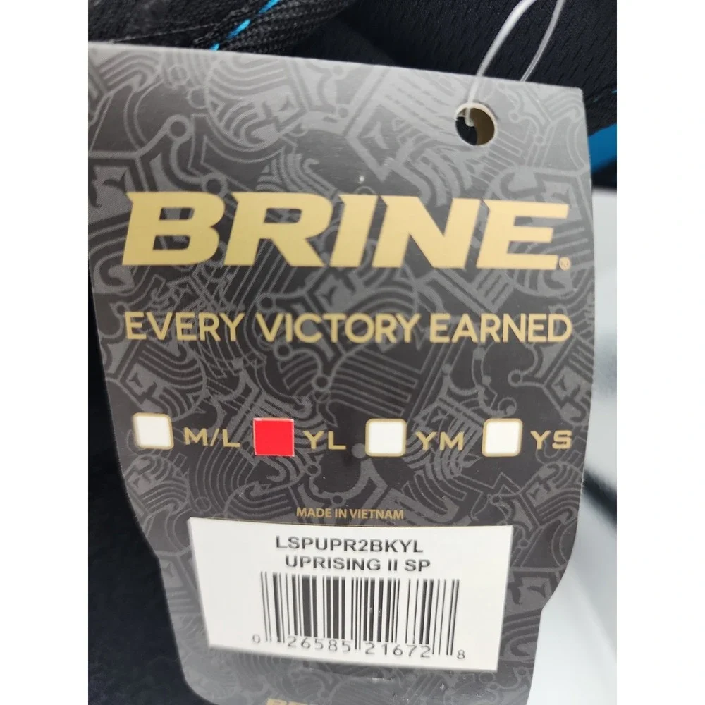 NWT Brine Uprising II Shoulder Pads For Lacrosse Size Youth Large